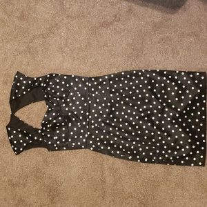 White House Black Market Polka Dot Dress Size 0